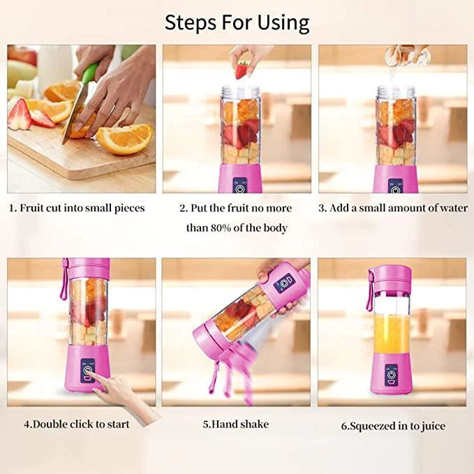 🔥SUMMER SALE - 50% OFF🔥🔥 Portable Electric USB Juice Maker Bottle | Blender Grinder Mixer