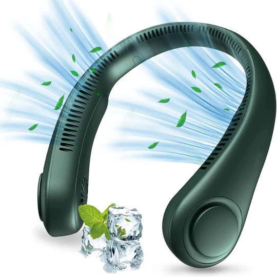 🔥Summer Sale - 50% Off 🔥🔥 Portable Bladeless Hanging Rechargeable Neck Fan