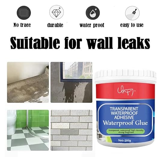 Transparent Sealant Water Repellant | Epoxy Resin Waterproof Crack Seal Glue