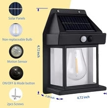 Solar Hanging Wall Light