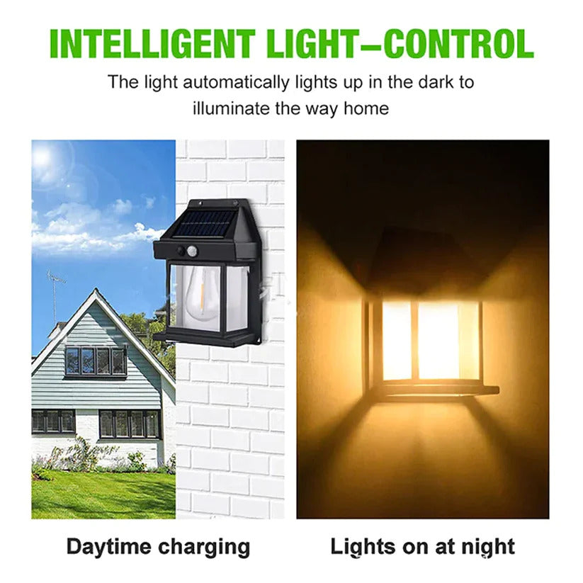 Solar Hanging Wall Light