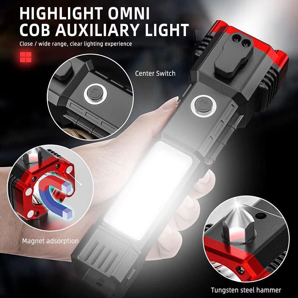 Multipurpose Rechargeable LED  Torch / Flashlight with Power Bank