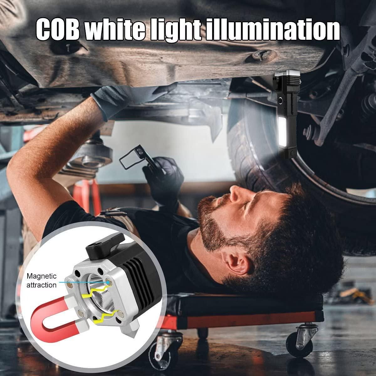 Multipurpose Rechargeable LED  Torch / Flashlight with Power Bank